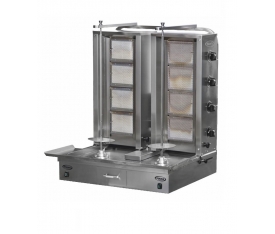 DO1/M77-4+4 Alttan Motorlu Çiftli Döner Makinası